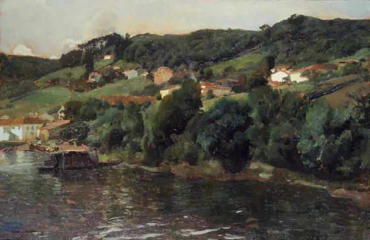 Joaquin Sorolla Y Bastida Asturian Landscape oil painting image